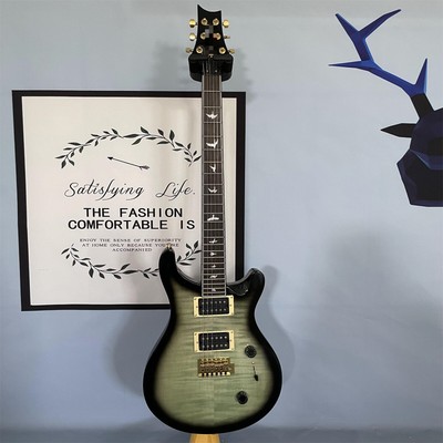 PRS Green Sunburst Flame Maple Top Electric Guitar Solid Body Mahogany Body