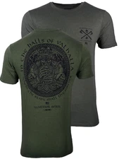 Howitzer Style Men's T-Shirt Valhalla Warrior Military Grunt MFG