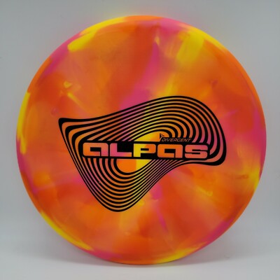 Divergent Stay put Alpas Silicone Putter   Orange Yellow Pink/Black Stamp 170g