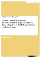Pascal Gerard Contursi | KohäRenz Und InterdisziplinäRe Zusammenarbeit Im...