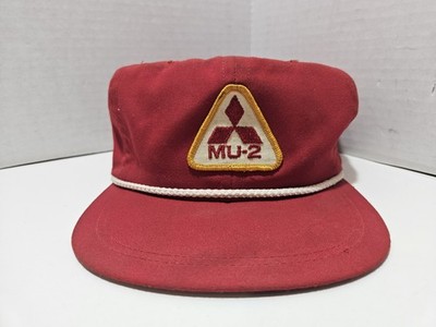 Mitsubishi MU-2 Turbo Prop High Wing Aircraft StrapBack Hat/Cap Aviation Vintage