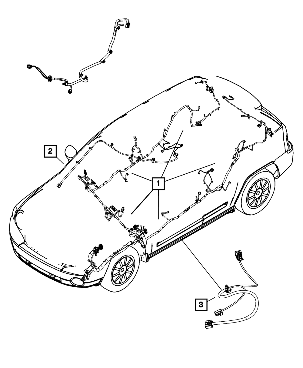Genuine Mopar Unified Body Wiring 68069027AC