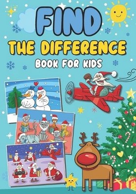 Find the difference book for kids: Christmas Special Spot, seek and find to deve