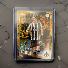 Topps UEFA Competitions Anthony Gordon Gold /50 Newcastle United 