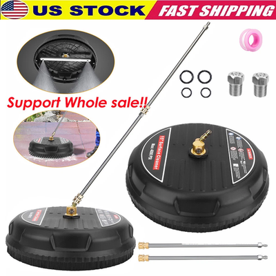 #ad #ad 15quot; Pressure Washer Surface Cleaner Power Washer Attachment with Extension Wands $41.98