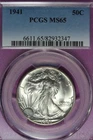 1941 PCGS MS65 WALKING LIBERTY HALF DOLLAR #B52341