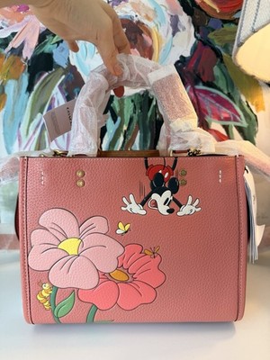 Rare Collectible DISNEY X COACH Rogue 25 Leather Mickey Mouse
