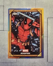 2025 Topps Chrome Deadpool Comic Book Gold Marvel CB-1 Deadpool Seven Slaughters