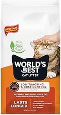 World's Best Low Tracking  Dust Control Multiple Cat Litter, 15-lb