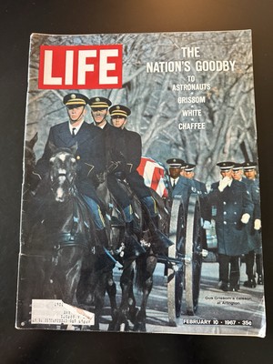 Life Magazine February 10 1967 The Nation's Goodby to Grissom, White