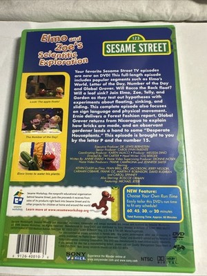 Sesame Street - Elmo Zoes Scientific Exploration (DVD, 2007) for