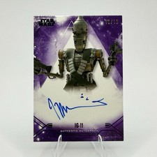 2017 Topps Star Wars Stellar Signatures Trading Cards 22