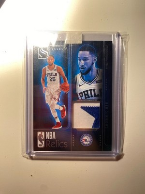 2024-25 Panini Silhouette Ben Simmons NBA Relics Patch Game Worn Star