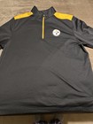 NFL Steelers Zip Up Up Pull Over Adult Size 2XL Black — photo 1