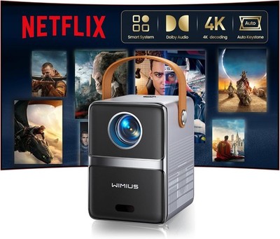 Smart Beamer P61 PRO 4K WiFi6 Bluetooth Full HD