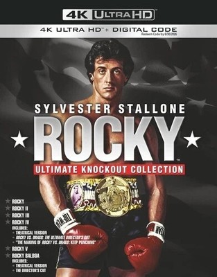 Rocky 6-Film Collection   4K Ultra HD Blu-ray Box Set with Digital (New)