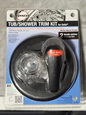 Danco Trim Kit for Delta 600 Monitor Bath Tub/Shower Faucets - 11084 Matte Black