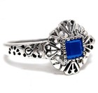 1CT Heat Treated Kyanite 925 Sterling Silver Filigree Ring Jewelry Sz 6 PC12-3 — photo 2