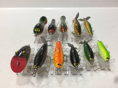 Balsa 50 Pencil Bait Swisher Fishing Lures Set of 11 Vintage Old KJ1T20 66ZP