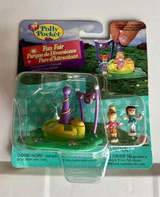 Vintage 1997 Polly Pocket Fun Fair Silly Spinner NIP Bluebird Toys Mattel Rare