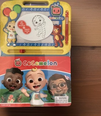 CoComelon Magnetic Drawing Board & Storybook Preschool Reading Writing Toy 3+