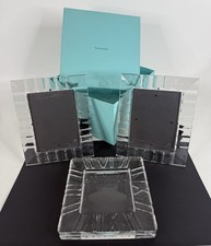 Tiffany & Co Square Roman Numerals, Ashtray And 2 Picture Frames