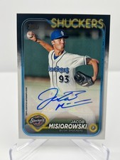 2024 TOPPS PRO DEBUT JACOB MISIOROWSKI AUTOGRAPH NO. PD-171 SHUCKERS