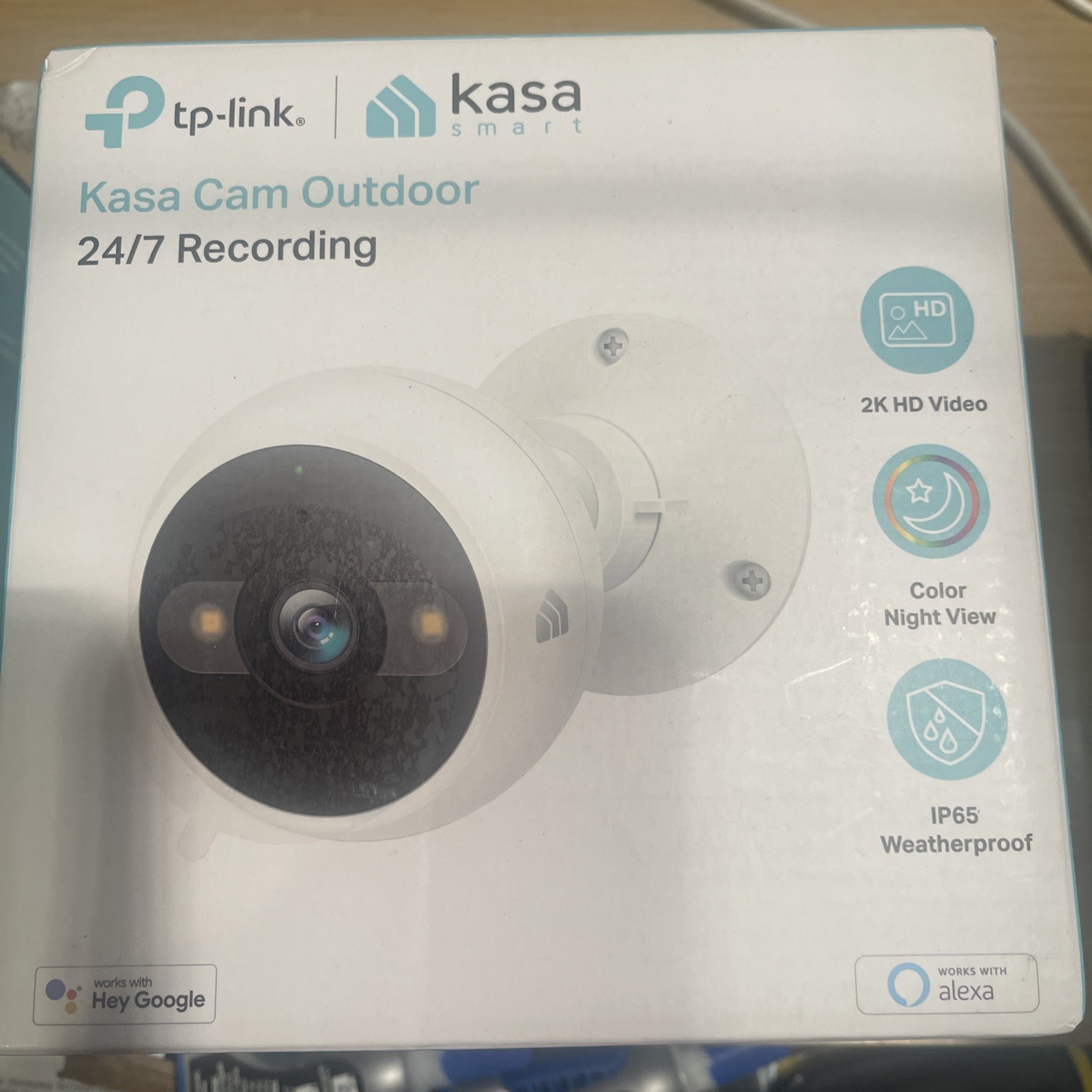 Kasa Smart KC420WS 2K QHD Outdoor Security Camera with Night Vision