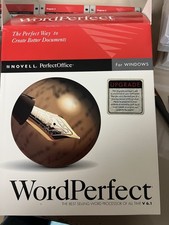 Vintage Word Perfect 6.1 For Windows Complete 11 Floppy Disk Set  Users Guide