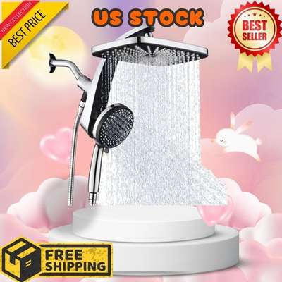#ad High Pressure Rain Shower Head Combo with Handheld 10 Spray $67.99