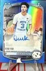 2025-26 Bowman University Chrome Derek Dixon 1st Bowman Auto /150 UNC CPA-DD