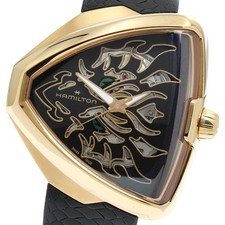 HAMILTON ventura elvis 80 H245250 Black / skeleton Dial Auto Men's Watch_933740