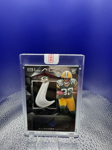 Panini 2024 Black Marshawn Lloyd RC Patch Auto #225 Packers /15 Nike Patch