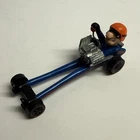 1971 MATTEL HOT WHEELS REDLINE FARBS HY GEAR DRAGSTER BLUE HONG KONG - As Is