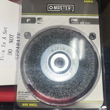 4-Inch Fine Crimped Wire Wheel 3/8 - 1/2 ARBOR T27