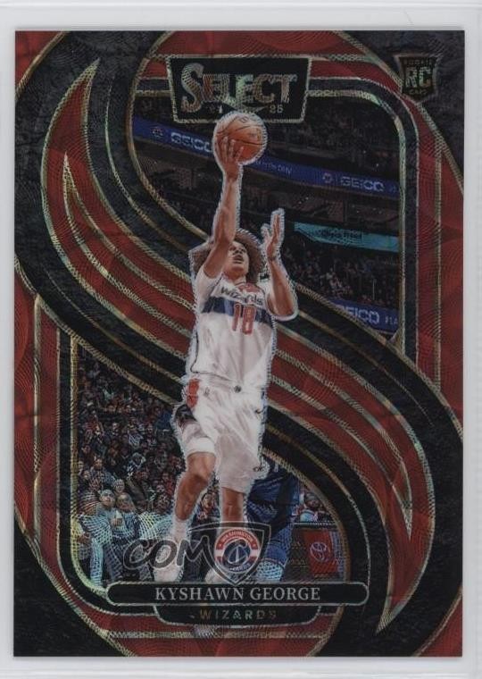 2024 Select Premier Level Red Scope Prizm /249 Kyshawn George #177 Rookie RC pe8