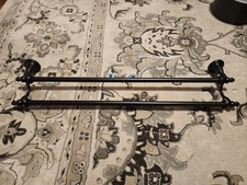 Delta 75224-RB 24" Double Towel Bar in Venetian Bronze Victorian Collection NEW