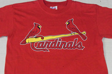 Vintage MLB T-Shirt St Louis Cardinals Size Youth L or XS/S 80s