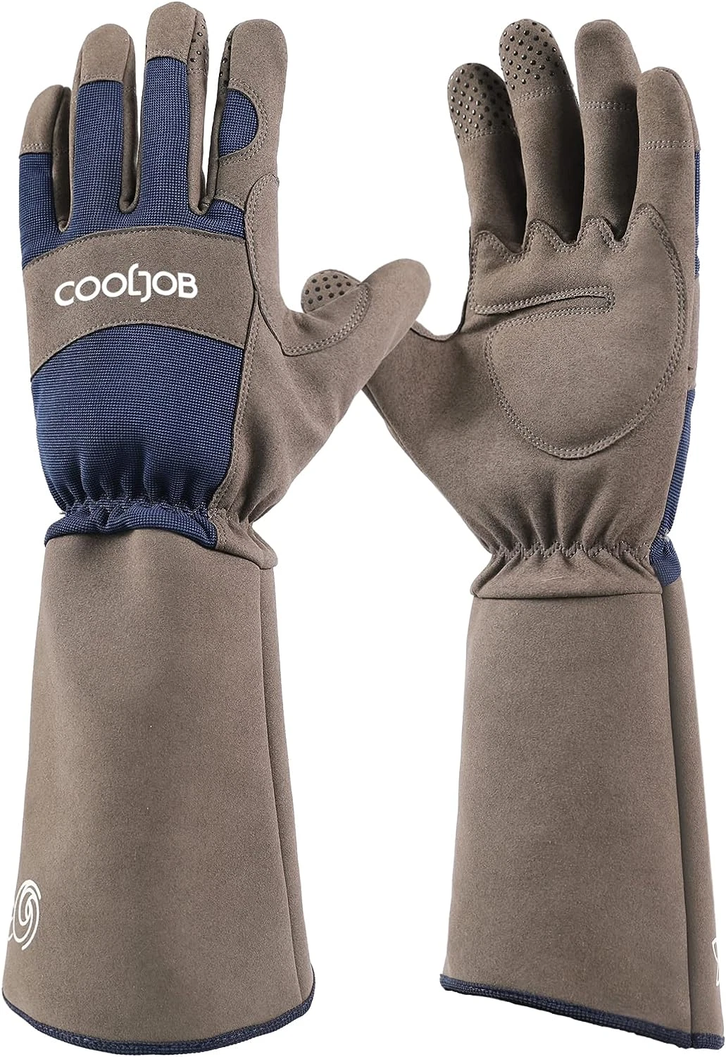 COOLJOB Thorn Proof Rose Pruning Garden Gloves for Men, Long Sleeve Padded Yard