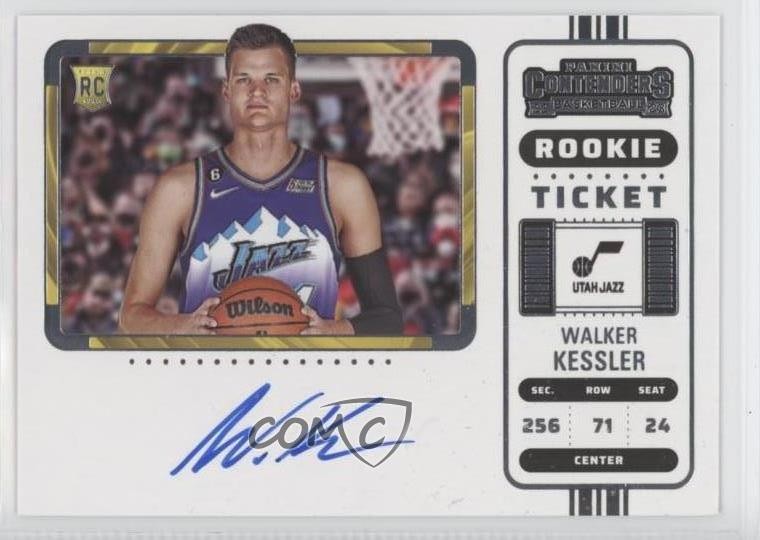 2022 Panini Contenders Ticket Variation Walker Kessler #134 Rookie Auto RC 01uy