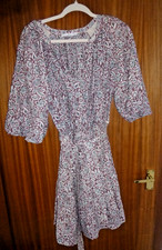 Lovely Mango Viscose Blend Short Dress - Size Large  in VGC with a Cotton Lining