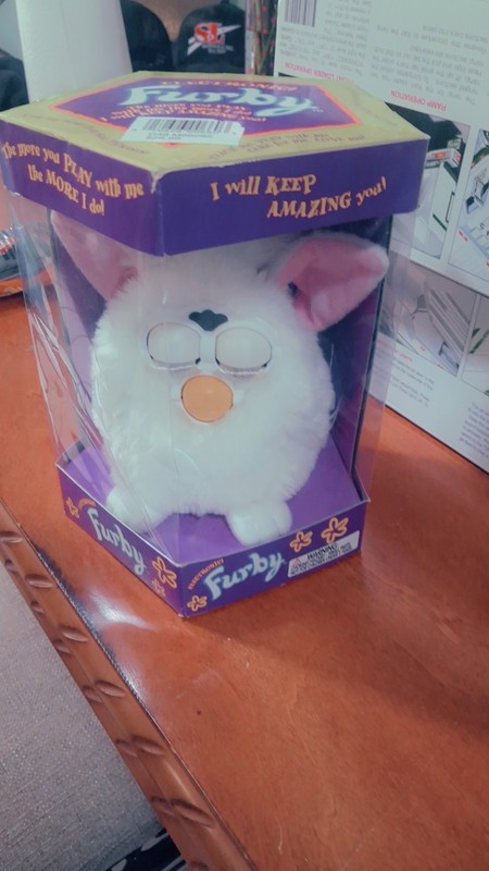 Tiger Furby Electronic Interactive Toy 1998 MPN 70-800 In Box + Accessory Pack