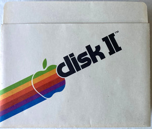 Apple ][ Apple 2 Computer 5-1/4" Floppy Disk Diskette sleeve envelopes Vintage