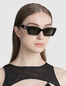 Gentle Monster Rick. S 01 Black Square Sunglasses 61-16-147 Discontinued 11000620_FRONT.jpg main image 4