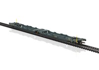 MäRklin 47472 H0 Gelenk-Taschenwagen Mit Lkw-Aufliegern Mars Ep. Vi Mfd Rail