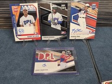 Yoelin Cespedes Randy De Jesus Manuel Pena DPL Prospect Auto Lot 2023 Panini EEE