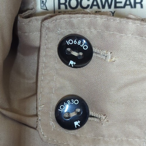Rocawear Mens Vintage Full Zip Khaki Large Embroidered Logo Jacket XL Y2K Urban - Picture 8 of 18
