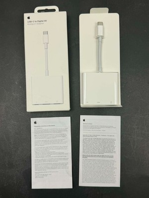 Original  Apple USB-C Digital AV Multiport Adapter for MacBook A2119 HDMI cable