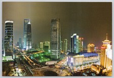 Shanghai World Financial Center Jinmao Tower Street View Postcard China