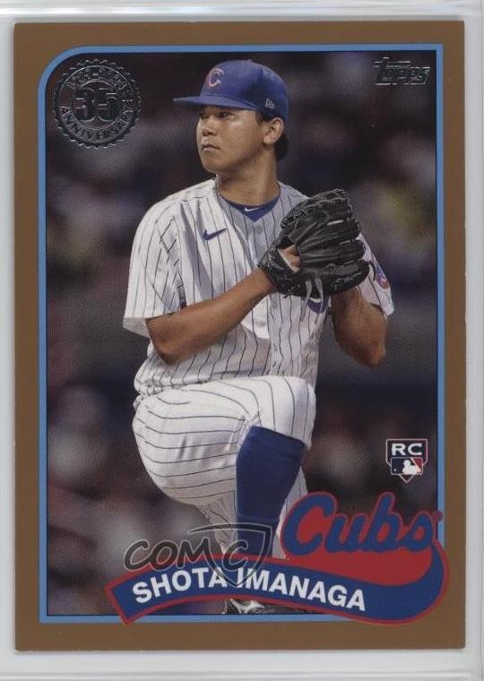 2024 Series 1989 Topps Baseball Gold 2/50 Shota Imanaga #89B2-4 Rookie RC 02sw
